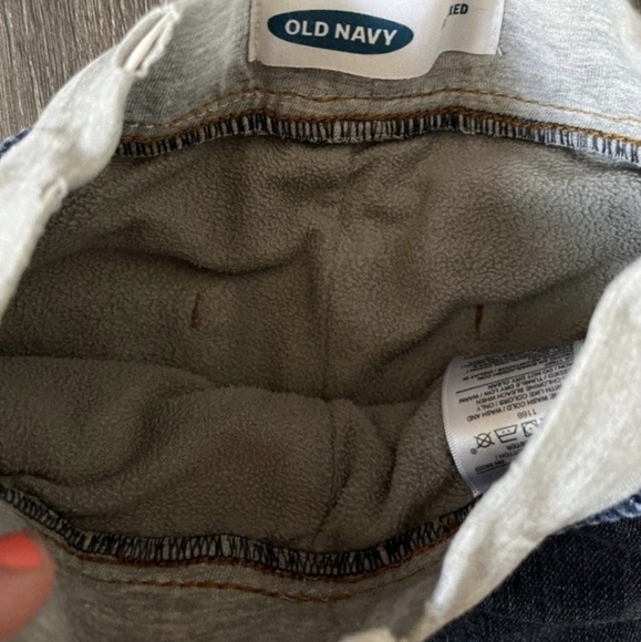 Toddler fleece lined jeans - Picture 2 of 3